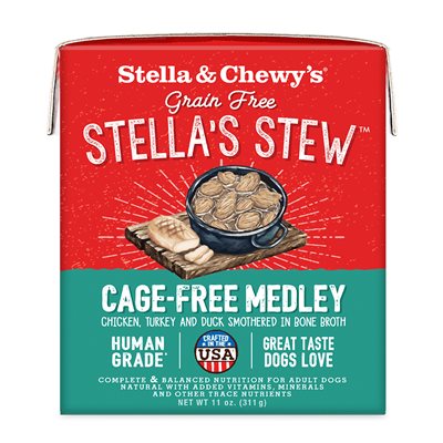 原箱 12 盒優惠 - Stella & Chewy's 雜錦燉肉系列 燉籠外雜錦狗狗鮮食濕糧 11 oz (SS-CFM-11)