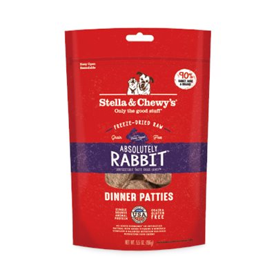 Stella & Chewy's - Freeze Dried Absolutely Rabbit Dinner - 兔肉 狗配方 14oz 凍乾生肉糧 (SC015-A)