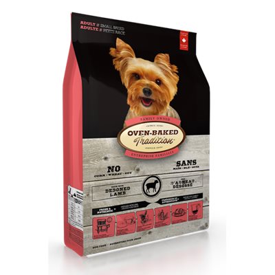 Oven-Baked (Dog) - 紐西蘭羊肉狗乾糧 12.5lb (細粒)  (紅)  (OBT_12.5L_S) 