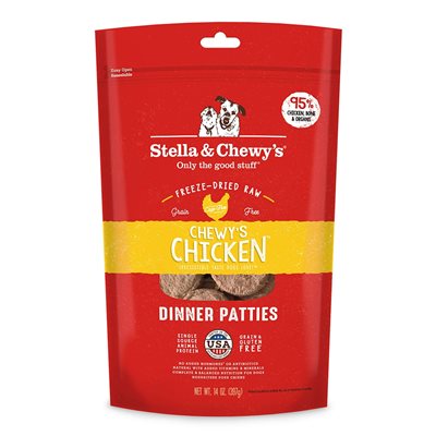 Stella & Chewy's - Freeze Dried Chewy's Chicken Dinner - 雞肉 狗配方 14oz 凍乾生肉糧 (SC005A)