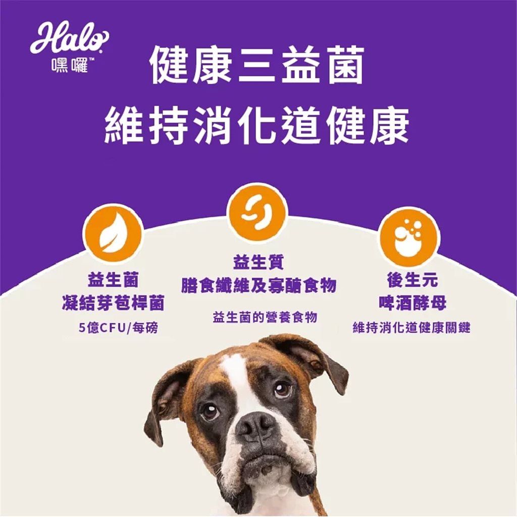 Halo - Holistic 野生三文魚&白魚配方成犬糧 21 lb (39211)