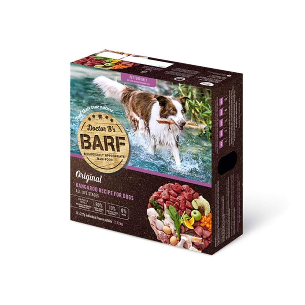 兩盒優惠套裝 -  Dr. B (R.A.W. Barf)急凍狗生肉糧 - Kangaroo 袋鼠肉蔬菜 2.72Kg