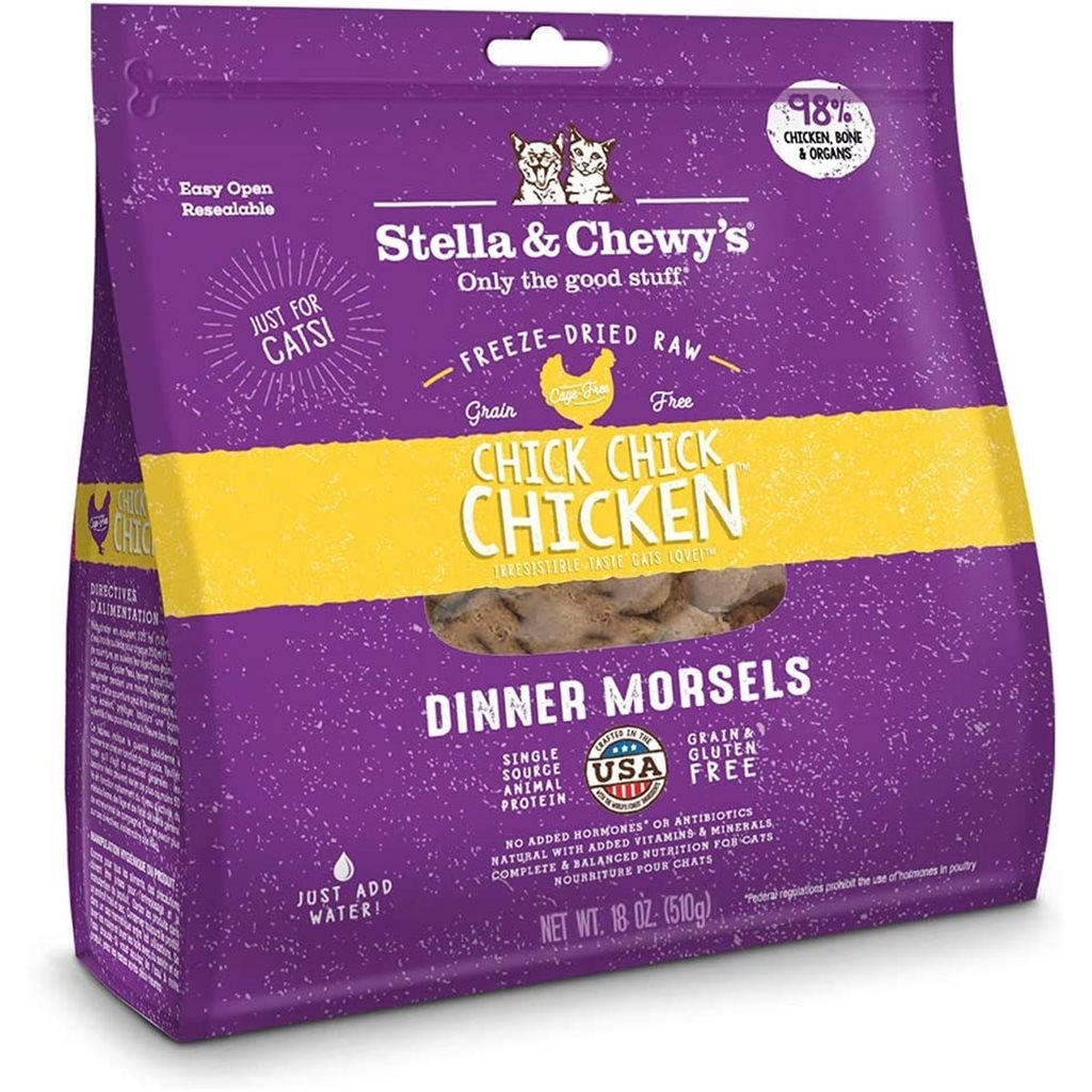 Stella & Chewy's - Freeze Dried Chick Chick Chicken Dinner - 雞肉 貓配方 18oz 凍乾生肉糧 (SC034) 
