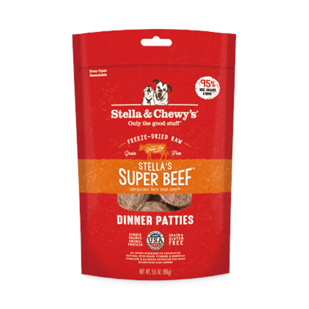 Stella & Chewy's - Freeze Dried Stella's Super Beef Dinner - 牛肉 狗配方 14oz 凍乾生肉糧 (SC002-A)
