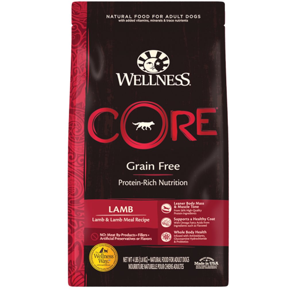 Wellness Core 無穀物(犬用)配方 - 羊肉 22lb (88459)~需預訂