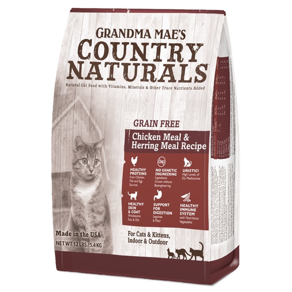 Country Naturals 無穀物低敏全貓精簡配方 貓乾糧 (雞肉鯡魚) 12lb (CN0112)
