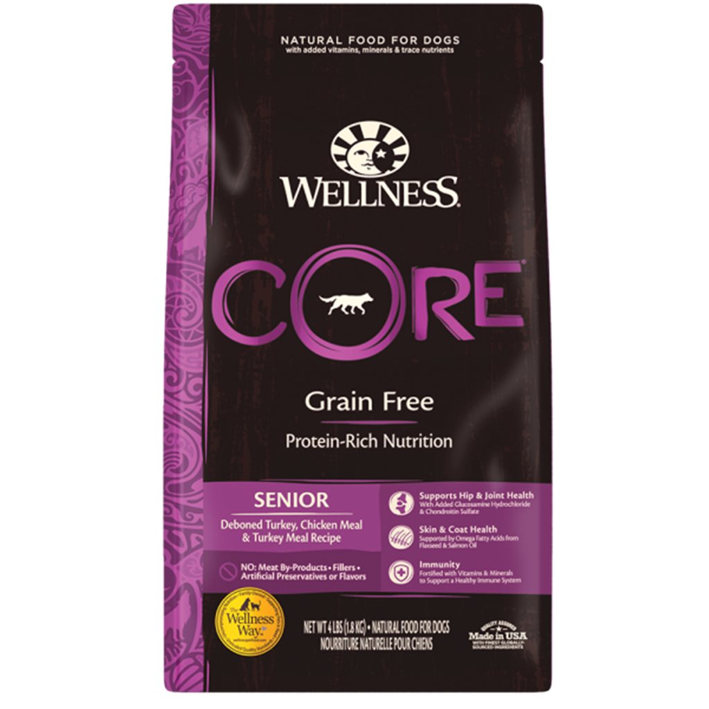 Wellness Core 無穀物(犬用)配方 - 老犬 4lb (88450)