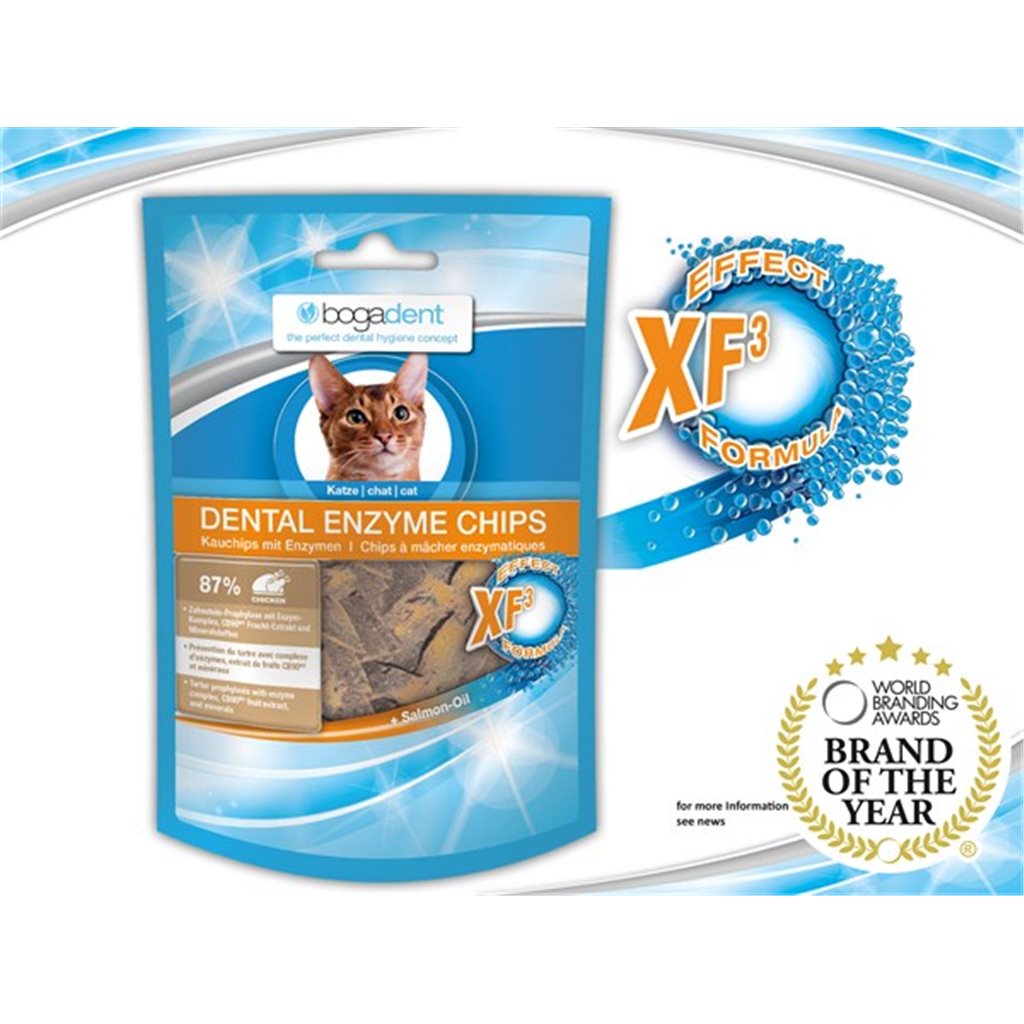 bogadent® Dental Enzyme Chips Cat (Chicken) 天然酵素防牙石小食 (雞) 50g (貓用) ~ EXP 11/2022