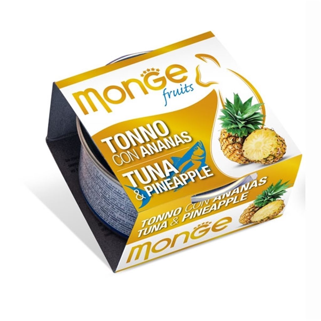 24 罐優惠套裝 - Monge 清新水果系列 - 吞拿魚+菠蘿 80g