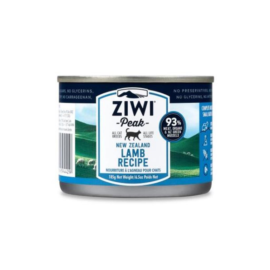 ZiwiPeak - 罐裝料理 (貓用) - 羊肉配方 185g - 12罐優惠(狗會優惠不適用)
