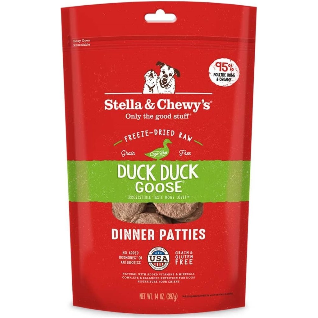 Stella & Chewy's - Freeze Dried Duck Duck Goose Dinner - 鴨鵝肉 狗配方 14oz 凍乾生肉糧 (SC008-A)