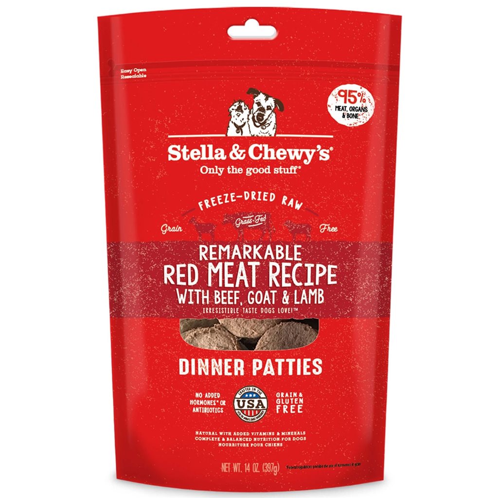 Stella & Chewy's - Freeze Dried Remarkable Red Meat - 牛肉 山羊 羊肉 狗配方 5.5oz 凍乾生肉糧 (SC106)