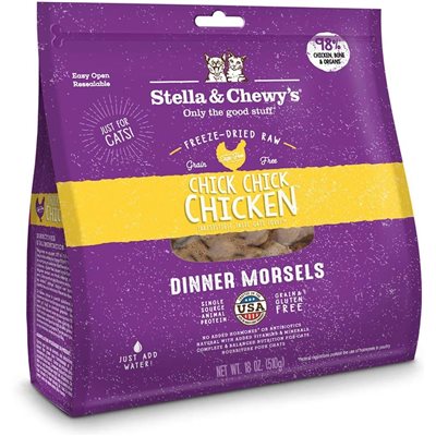 Stella & Chewy's - Freeze Dried Chick Chick Chicken Dinner - 雞肉 貓配方 18oz 凍乾生肉糧 (SC034) 
