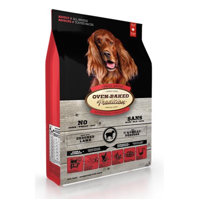 Oven-Baked (Dog) - 紐西蘭羊肉配方 12.5lb (大粒) (紅)