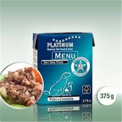 Platinum Menu 海魚+鮮雞肉濕糧 375g
