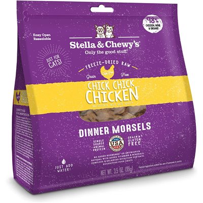 Stella & Chewy's - Freeze Dried Chick Chick Chicken Dinner - 雞肉 貓配方 3.5oz 凍乾生肉糧 (SC032)
