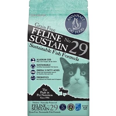 Annamaet Feline Sustain No. 29 Grain Free Formula 北冰洋無穀防敏天然貓糧 (鱈魚，火雞) 4lbs - 缺貨