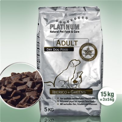 Platinum Adult 成犬 (無穀物) 西班牙黑毛豬肉 15kg