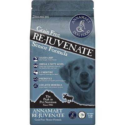 Annamaet Re-juvenate Senior Grain Free Formula (Dog) 無穀物高齡狗糧 5lb (到期日: 01/2023)