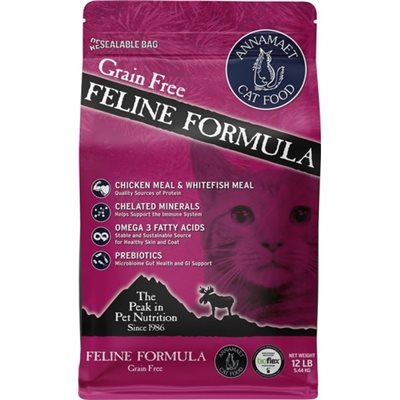 Annamaet Feline Grain Free Formula 頂級無穀物天然全貓糧 12lbs
