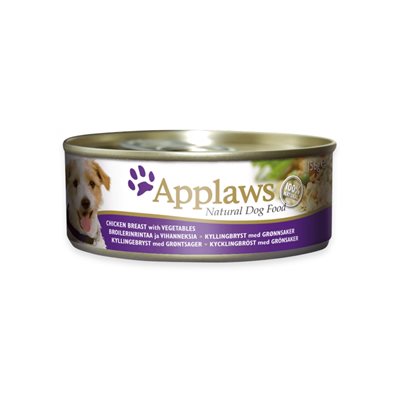 Applaws Dog 全天然 狗罐頭 - 雞胸 蔬菜 156g (3002)