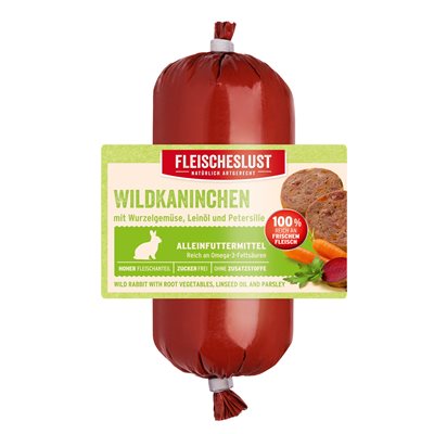 Fleischeslust原尾煮易200g - Wild Rabbit 鮮味無穀物系列 (野兔、牛、根莖類蔬菜)  - 缺貨中
