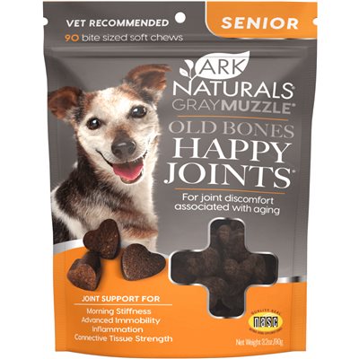 Gray Muzzle (By Ark Naturals) Old Dog! Happy Joints! 年長專用關節保健配方 (中小型犬) 90粒 ~ 需預訂