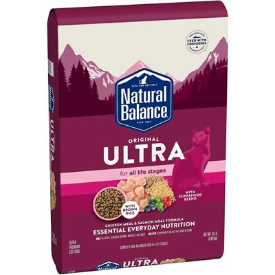 Natural Balance ULTRA 滋味系 - 極上雞肉三文魚全貓糧 6lb (00360)