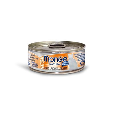 24 罐優惠套裝 - Monge 野生海魚系列 - 吞拿魚+三文魚 (橙) 80g
