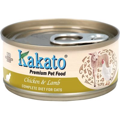 24 罐優惠套裝 - Kakato 卡格 貓主食罐系列 - 雞肉、羊肉 70g (764)