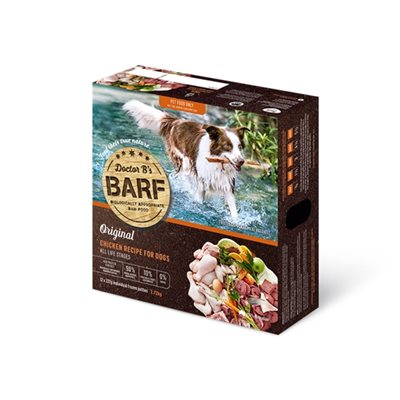 四盒優惠套裝 - Dr. B (R.A.W. Barf)急凍狗糧 - Chicken 雞肉蔬菜 2.72Kg