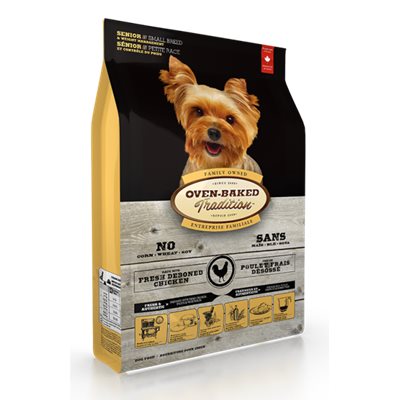 Oven-Baked (Dog) 高齡減肥配方 5lb (細粒)  (橙) (OBT_5S_S)