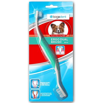 bogadent® Ergo Dual Brush Mini 人體工學雙頭牙刷 (中小型犬)