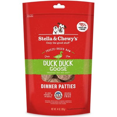 Stella & Chewy's - Freeze Dried Duck Duck Goose Dinner - 鴨鵝肉 狗配方 14oz 凍乾糧 (SC008-A)
