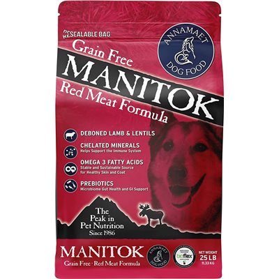 Annamaet Manitok (Dog) 草原大地 無穀物狗糧 - 低灰質羊肉 鯡魚 25lb