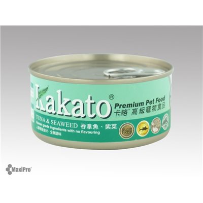 Kakato 卡格 Tuna & Seaweed 吞拿魚、紫菜罐頭 (貓狗合用) 170g (829)