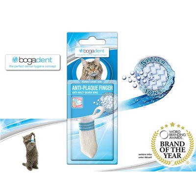 bogadent® ANTI-Plaque Finger (Cat) 貓用銀離子抗菌去牙石潔齒指套 (1隻裝)