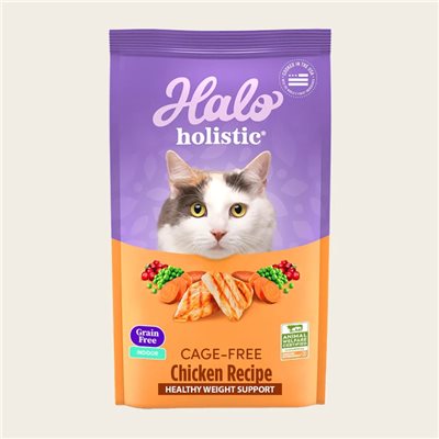 Halo - Holistic 無穀室內貓雞肉配方 10 lb (35202-H)