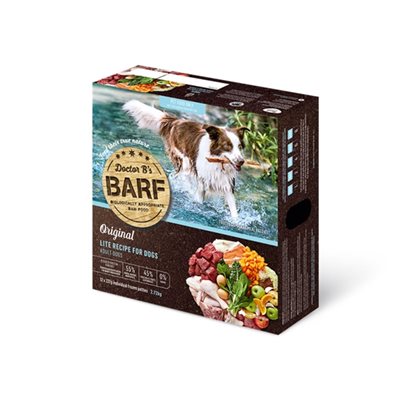 兩盒優惠套裝 - Dr. B (R.A.W. Barf)急凍減肥糧 - Lite Recipe 袋鼠+雞肉蔬菜 (貓狗合用) 2.72Kg