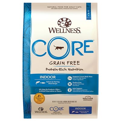 Wellness Core 無穀物貓用配方 - 室內貓 (海洋魚) 5lb (8326)