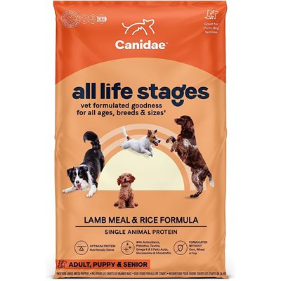 Canidae (Dog) Lamb Meal & Rice 羊肉紅米配方 27lb (1230A)