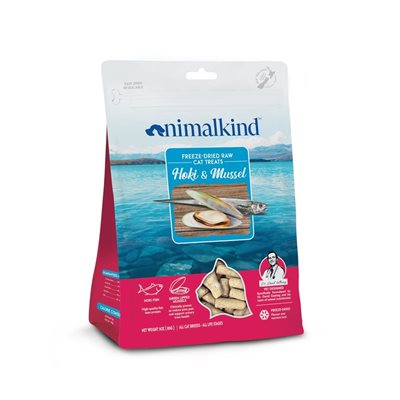 $600 加$68 換購 - Animalkind - Freeze-Dried Raw Cat Treats Hoki & Mussels 鱈魚和青口配方 85g (貓)
