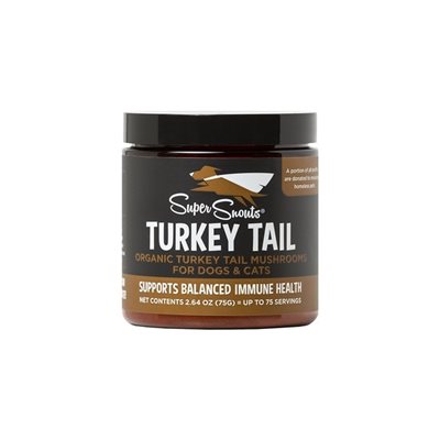 Super Snout - Turkey Tail (雲芝) 免疫+頑疾 75g (貓狗適用)(DG340)