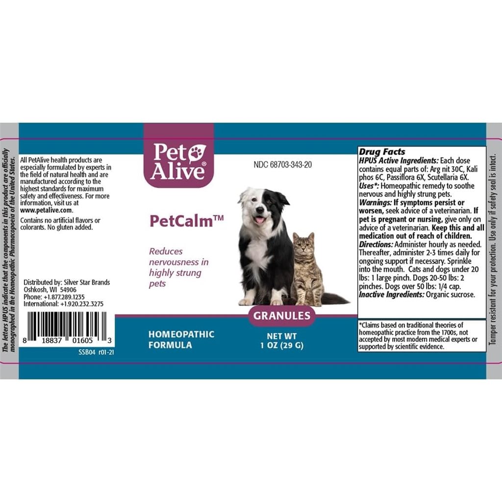 PetAlive - PetCalm 舒緩寵物焦慮和壓力  1oz